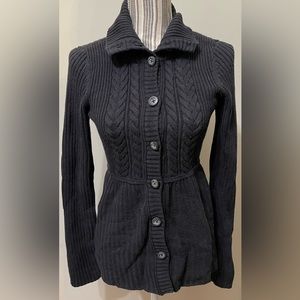 Calvin Klein Jeans Cotton Rib and Cable Knit Sweater